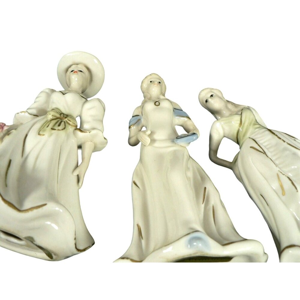 Female Figurines Victorian Ladies Porcelain K's Collection 3 pcs - Picture 4 of 12